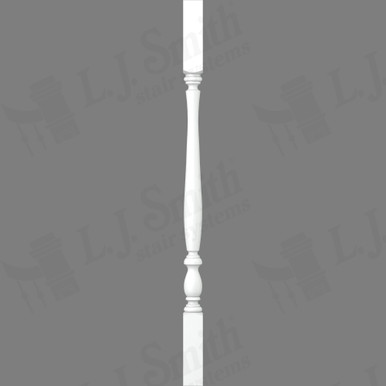 L.J. Smith 1-3/4" Square Top Baluster · LJP-2905-PRG 34 — stair parts selection with LeviArs Design & Remodeling