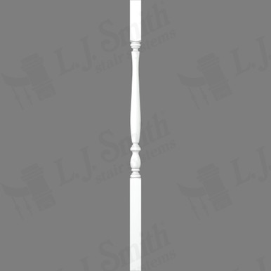 L.J. Smith 1-3/4" Square Top Baluster · LJP-2905-PRG 42 — stair parts selection with LeviArs Design & Remodeling