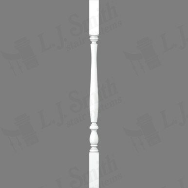 L.J. Smith 1-3/4" Square Top Baluster · LJP-2905-PRGD 34 — stair parts selection with LeviArs Design & Remodeling