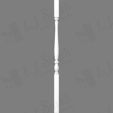 L.J. Smith 1-3/4" Square Top Baluster · LJP-2905-PRGD 42 — stair parts selection with LeviArs Design & Remodeling