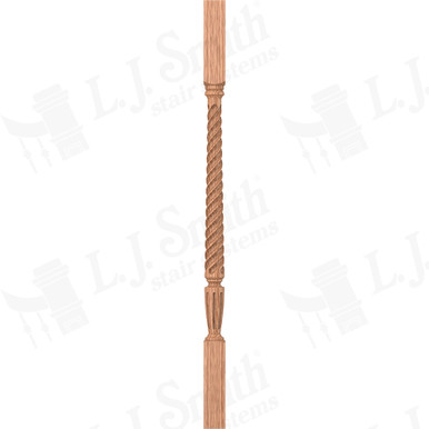 L.J. Smith 1-3/4" Square Top Baluster · LJT-2005-O 34 — stair parts selection with LeviArs Design & Remodeling