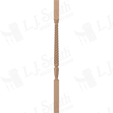 L.J. Smith 1-3/4" Square Top Baluster · LJT-2005-P 38 — stair parts selection with LeviArs Design & Remodeling