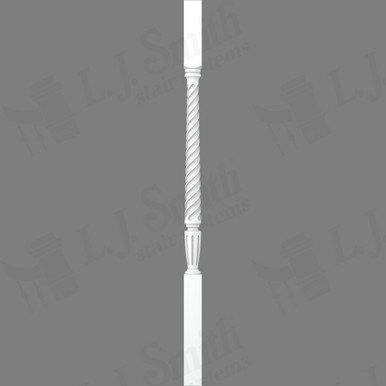 L.J. Smith 1-3/4" Square Top Baluster · LJT-2005-PRG 38 — stair parts selection with LeviArs Design & Remodeling