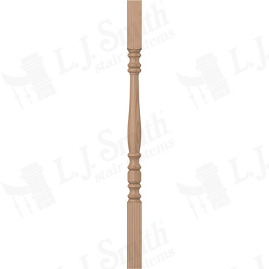 L.J. Smith 1-3/4" Square Top Baluster · S-5005-P 31 — stair parts selection with LeviArs Design & Remodeling