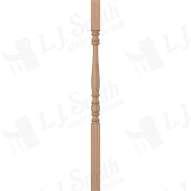 L.J. Smith 1-3/4" Square Top Baluster · S-5005-P 36 — stair parts selection with LeviArs Design & Remodeling