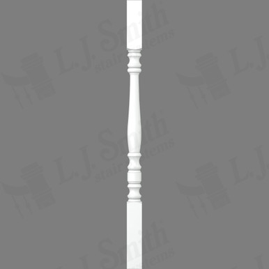 L.J. Smith 1-3/4" Square Top Baluster · S-5005-PRG 31 — stair parts selection with LeviArs Design & Remodeling