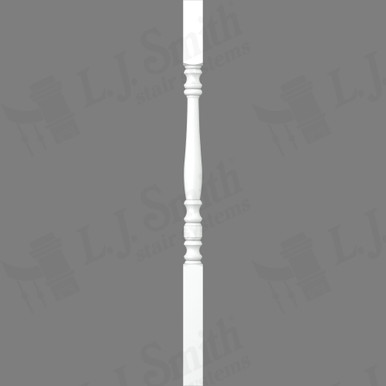 L.J. Smith 1-3/4" Square Top Baluster · S-5005-PRG 34 — stair parts selection with LeviArs Design & Remodeling