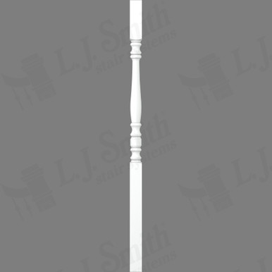 L.J. Smith 1-3/4" Square Top Baluster · S-5005-PRG 39 — stair parts selection with LeviArs Design & Remodeling