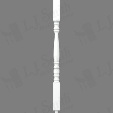 L.J. Smith 1-3/4" Square Top Baluster · S-5105-PRG 31 — stair parts selection with LeviArs Design & Remodeling