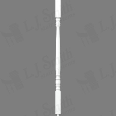 L.J. Smith 1-3/4" Square Top Baluster · S-5105-PRG 39 — stair parts selection with LeviArs Design & Remodeling