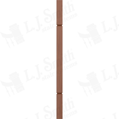L.J. Smith 1-3/4" Square V-Groove Baluster · LJ-5360V-C 34 — stair parts selection with LeviArs Design & Remodeling