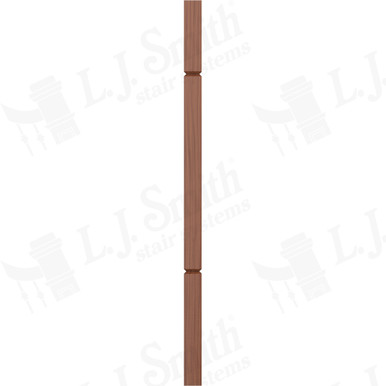 L.J. Smith 1-3/4" Square V-Groove Baluster · LJ-5360V-C 38 — stair parts selection with LeviArs Design & Remodeling