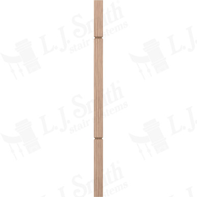 L.J. Smith 1-3/4" Square V-Groove Baluster · LJ-5360V-HK 38 — stair parts selection with LeviArs Design & Remodeling