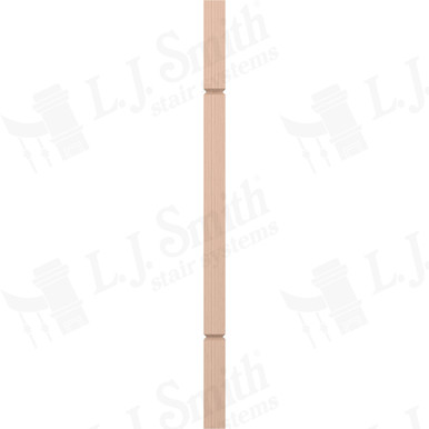 L.J. Smith 1-3/4" Square V-Groove Baluster · LJ-5360V-M 34 — stair parts selection with LeviArs Design & Remodeling