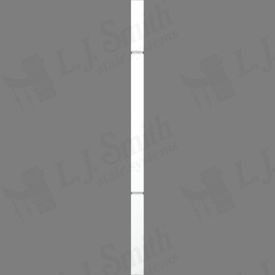 L.J. Smith 1-3/4" Square V-Groove Baluster · LJ-5360V-PRG 38 — stair parts selection with LeviArs Design & Remodeling