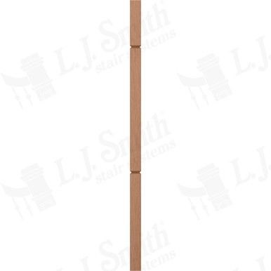 L.J. Smith 1-3/4" Square V-Groove Baluster · LJ-5360V-WO 42 — stair parts selection with LeviArs Design & Remodeling