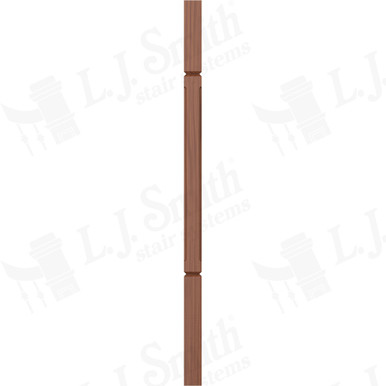 L.J. Smith 1-3/4" Square V-Groove Baluster · LJC-5360V-C 38 — stair parts selection with LeviArs Design & Remodeling