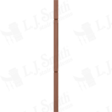 L.J. Smith 1-3/4" Square V-Groove Baluster · LJC-5360V-C 42 — stair parts selection with LeviArs Design & Remodeling