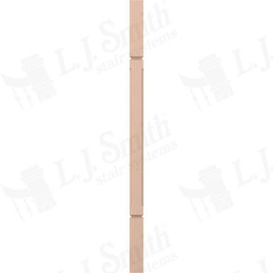 L.J. Smith 1-3/4" Square V-Groove Baluster · LJC-5360V-M 34 — stair parts selection with LeviArs Design & Remodeling