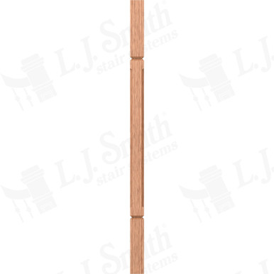 L.J. Smith 1-3/4" Square V-Groove Baluster · LJC-5360V-O 34 — stair parts selection with LeviArs Design & Remodeling