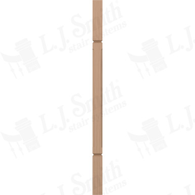 L.J. Smith 1-3/4" Square V-Groove Baluster · LJC-5360V-P 34 — stair parts selection with LeviArs Design & Remodeling
