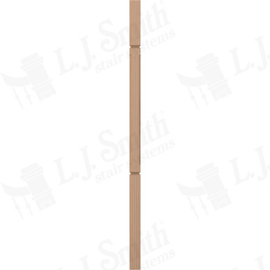 L.J. Smith 1-3/4" Square V-Groove Baluster · LJC-5360V-P 42 — stair parts selection with LeviArs Design & Remodeling
