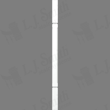 L.J. Smith 1-3/4" Square V-Groove Baluster · LJC-5360V-PRG 34 — stair parts selection with LeviArs Design & Remodeling
