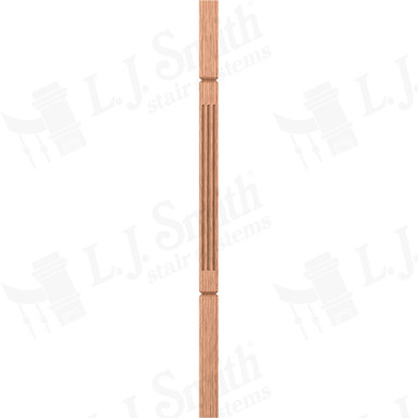 L.J. Smith 1-3/4" Square V-Groove Baluster · LJF-5360V-O 38 — stair parts selection with LeviArs Design & Remodeling