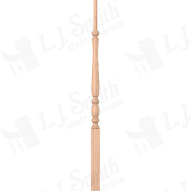 L.J. Smith 1-5/8" Pin Top Baluster · LJP-2115-H 38 — stair parts selection with LeviArs Design & Remodeling