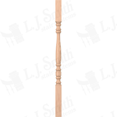 L.J. Smith 1-5/8" Square Top Baluster · LJ-5005ND-H 31 — stair parts selection with LeviArs Design & Remodeling