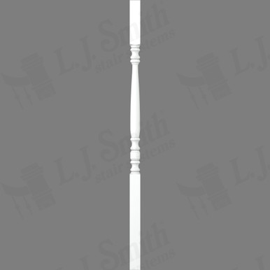 L.J. Smith 1-5/8" Square Top Baluster · LJ-5008-PRG 42 — stair parts selection with LeviArs Design & Remodeling