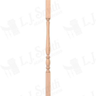 L.J. Smith 1-5/8" Square Top Baluster · LJP-2105-H 34 — stair parts selection with LeviArs Design & Remodeling