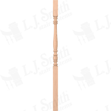 L.J. Smith 1-5/8" Square Top Baluster · S-5005-H 39 — stair parts selection with LeviArs Design & Remodeling