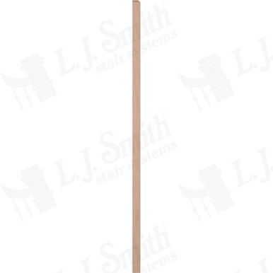 L.J. Smith 3-1/2" Half Intermediate Landing Newel · LJ-4001 1/2-B — stair parts selection with LeviArs Design & Remodeling