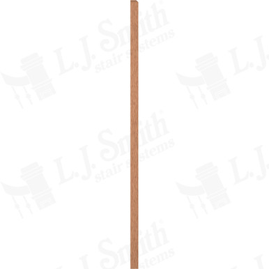 L.J. Smith 3-1/2" Half Intermediate Landing Newel · LJ-4001 1/2-O — stair parts selection with LeviArs Design & Remodeling