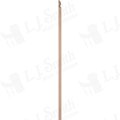 L.J. Smith 3-1/2" Half Intermediate Landing Newel · LJ-4006 1/2-B — stair parts selection with LeviArs Design & Remodeling