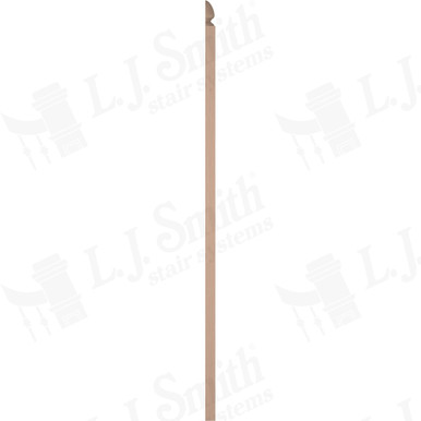 L.J. Smith 3-1/2" Half Intermediate Landing Newel · LJ-4006 1/2-M — stair parts selection with LeviArs Design & Remodeling