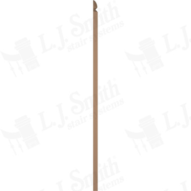 L.J. Smith 3-1/2" Half Intermediate Landing Newel · LJ-4006 1/2-P — stair parts selection with LeviArs Design & Remodeling