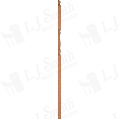 L.J. Smith 3-1/2" Half Intermediate Landing Newel · LJ-4505 1/2-O — stair parts selection with LeviArs Design & Remodeling