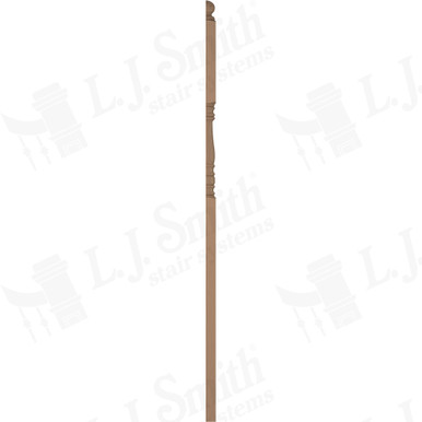 L.J. Smith 3-1/2" Half Intermediate Landing Newel · LJ-4505 1/2-P — stair parts selection with LeviArs Design & Remodeling