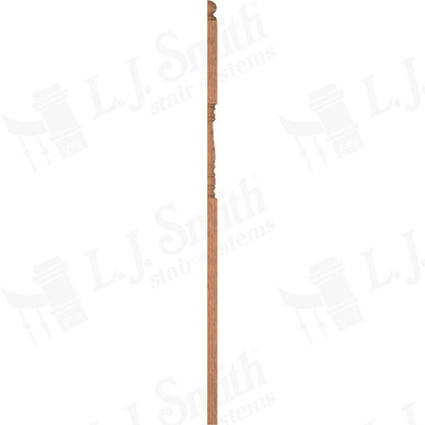 L.J. Smith 3-1/2" Half Intermediate Landing Newel · LJ-45058 1/2-O — stair parts selection with LeviArs Design & Remodeling
