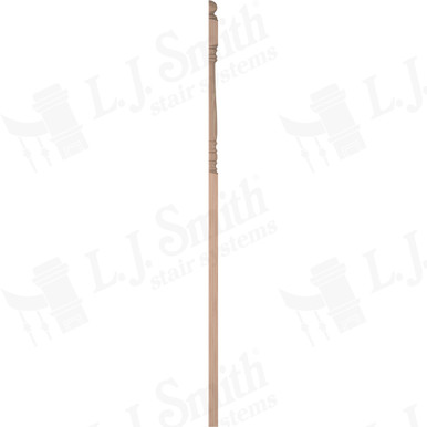 L.J. Smith 3-1/2" Half Intermediate Landing Newel · LJ-4558 1/2-B — stair parts selection with LeviArs Design & Remodeling