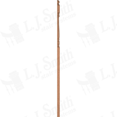 L.J. Smith 3-1/2" Half Intermediate Landing Newel · LJ-4558 1/2-O — stair parts selection with LeviArs Design & Remodeling