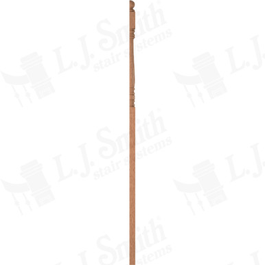 L.J. Smith 3-1/2" Half Intermediate Landing Newel · LJ-45588 1/2-O — stair parts selection with LeviArs Design & Remodeling