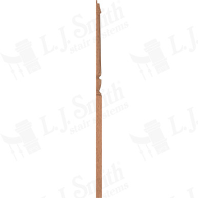L.J. Smith 3-1/2" Half Intermediate Landing Newel · LJF-3015 1/2-O — stair parts selection with LeviArs Design & Remodeling