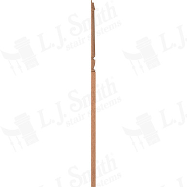 L.J. Smith 3-1/2" Half Intermediate Landing Newel · LJF-3018 1/2-O — stair parts selection with LeviArs Design & Remodeling