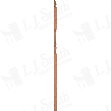 L.J. Smith 3-1/2" Half Intermediate Landing Newel · LJF-3046 1/2-O — stair parts selection with LeviArs Design & Remodeling