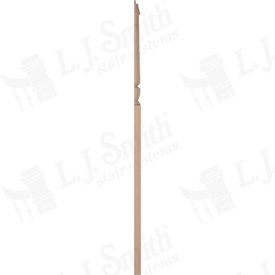 L.J. Smith 3-1/2" Half Intermediate Landing Newel · LJP-30188 1/2-M — stair parts selection with LeviArs Design & Remodeling