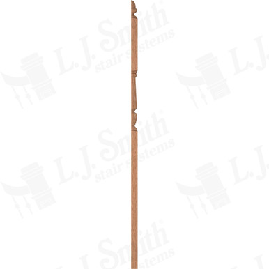 L.J. Smith 3-1/2" Half Intermediate Landing Newel · LJP-3046 1/2-O — stair parts selection with LeviArs Design & Remodeling
