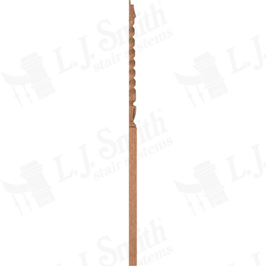 L.J. Smith 3-1/2" Half Intermediate Landing Newel · LJT-3015 1/2-O — stair parts selection with LeviArs Design & Remodeling